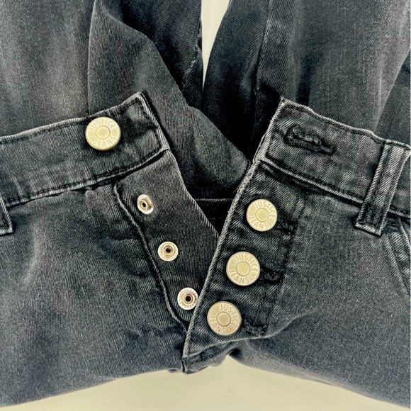 Justice Black Button Fly High Rise Jeggings Size 16 Plus Girl’s - Picture 4 of 5